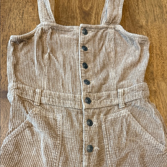 Aerie Tan Corduroy Overalls - Picture 6 of 13